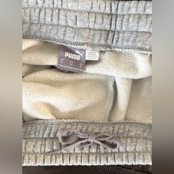 Puma Men's Size XL Shorts Big Logo Sports Relaxed Fit Gray Pockets - Picture 6 of 11